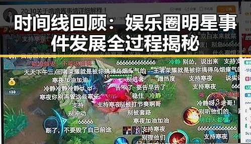 时间线回顾：娱乐圈明星事件发展全过程揭秘
