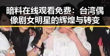 暗料在线观看免费：台湾偶像剧女明星的辉煌与转变